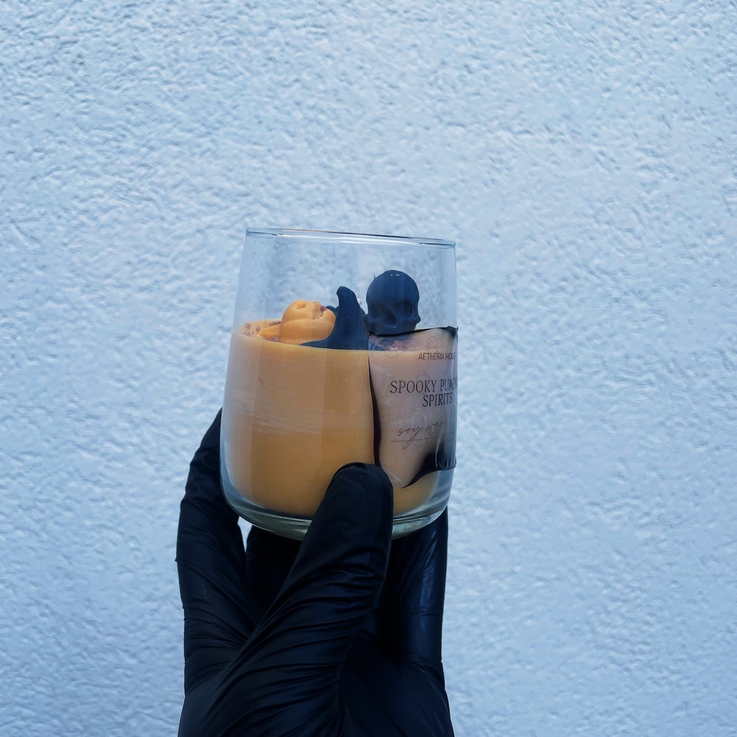 Halloween szójagyertya