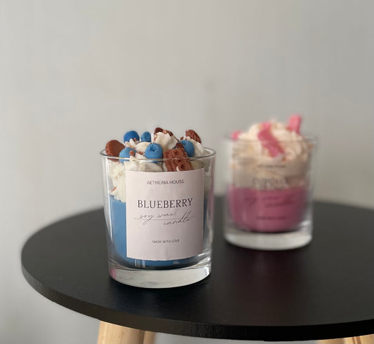 Cupcake Glow - Blueberry gyertya csomag