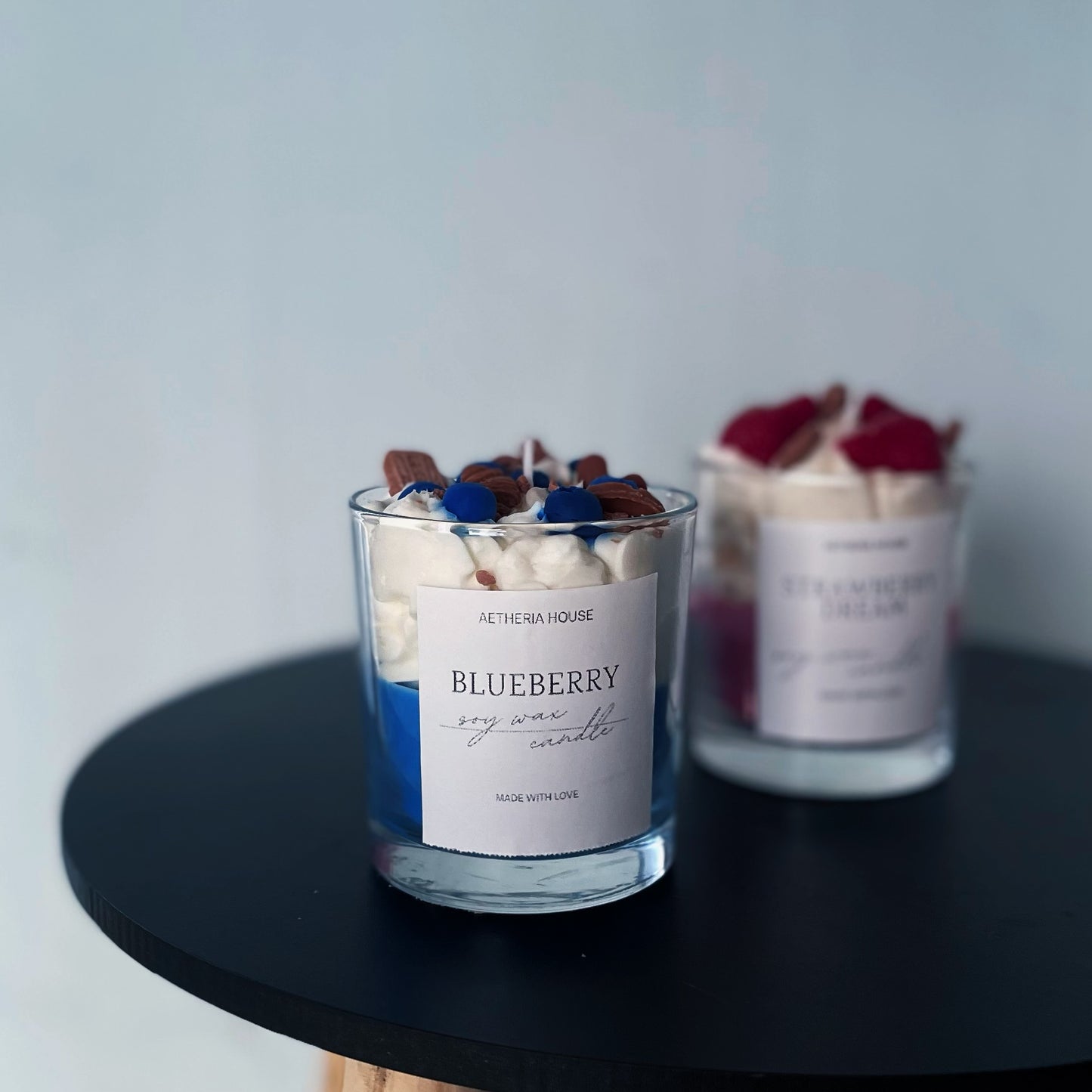 Desszert Szójagyertya csomag - Strawberry Dream - Blueberry