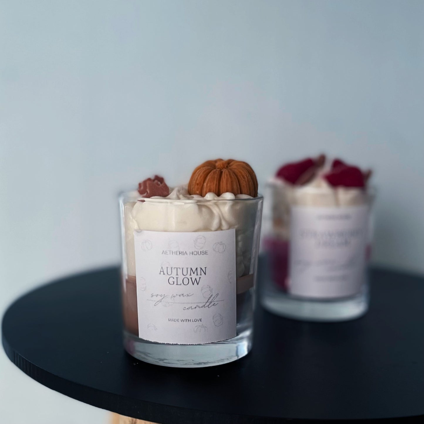 Desszert Szójagyertya csomag - Strawberry Dream - Autumng Glow