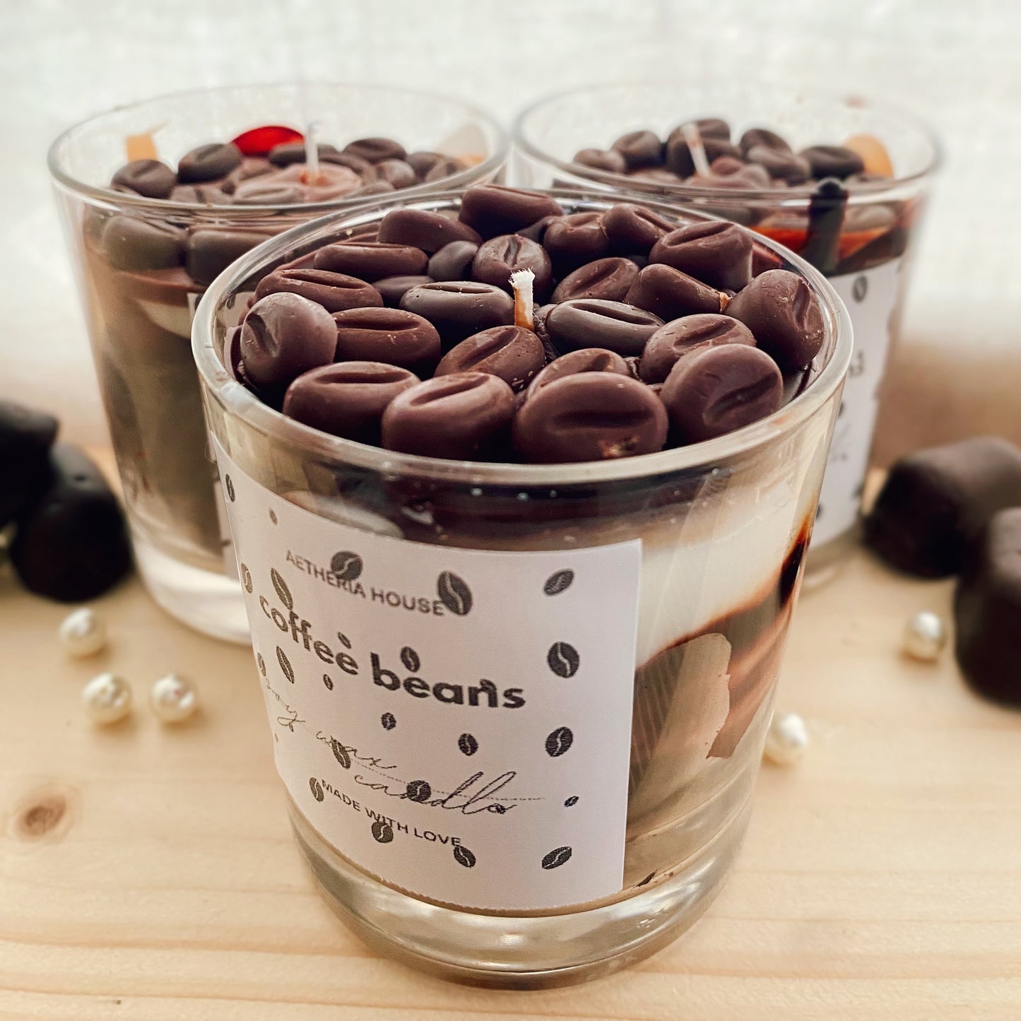 Coffee Beans - desszert szójagyertya