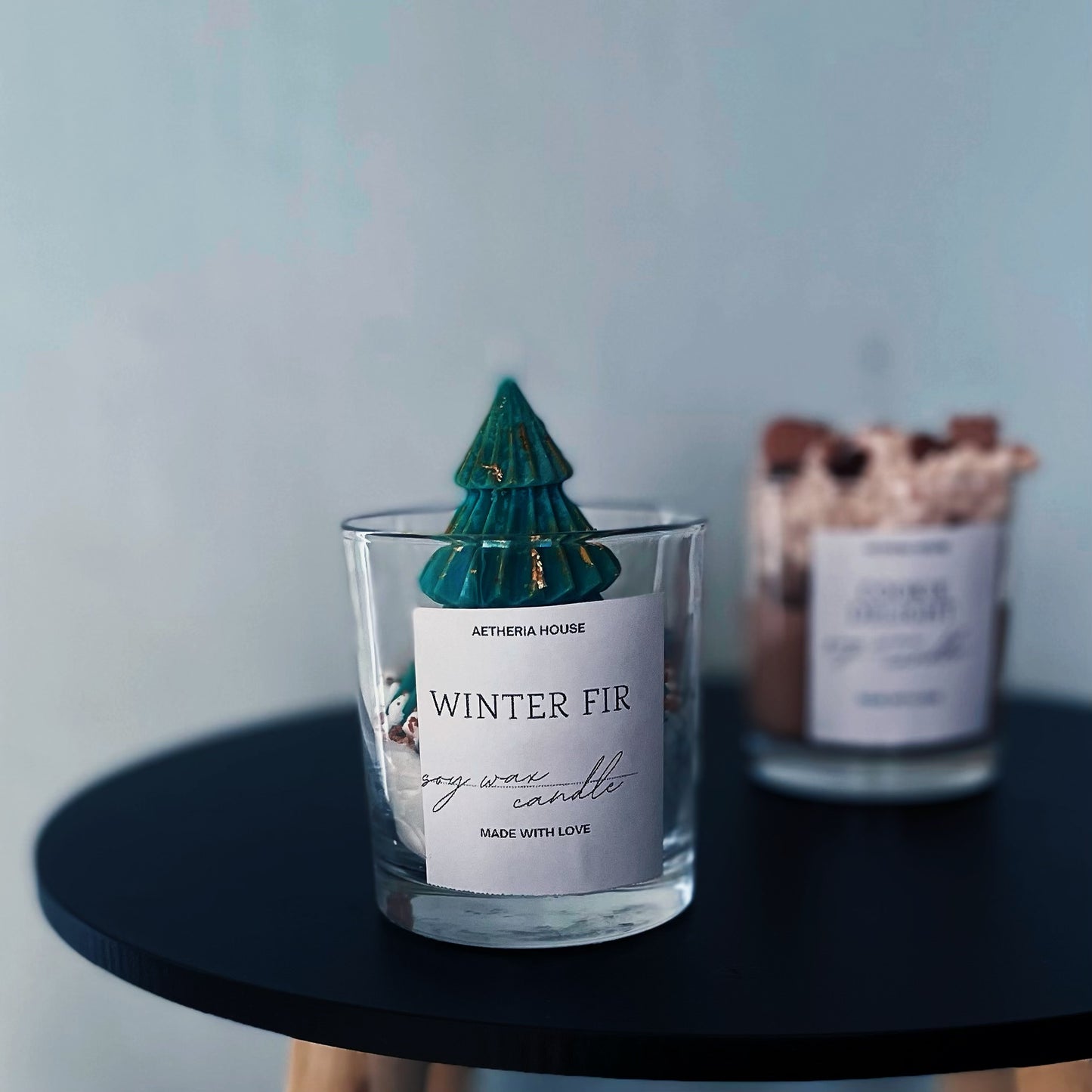 Téli szójagyertya csomagban - Cookie Delight & Winter Fir