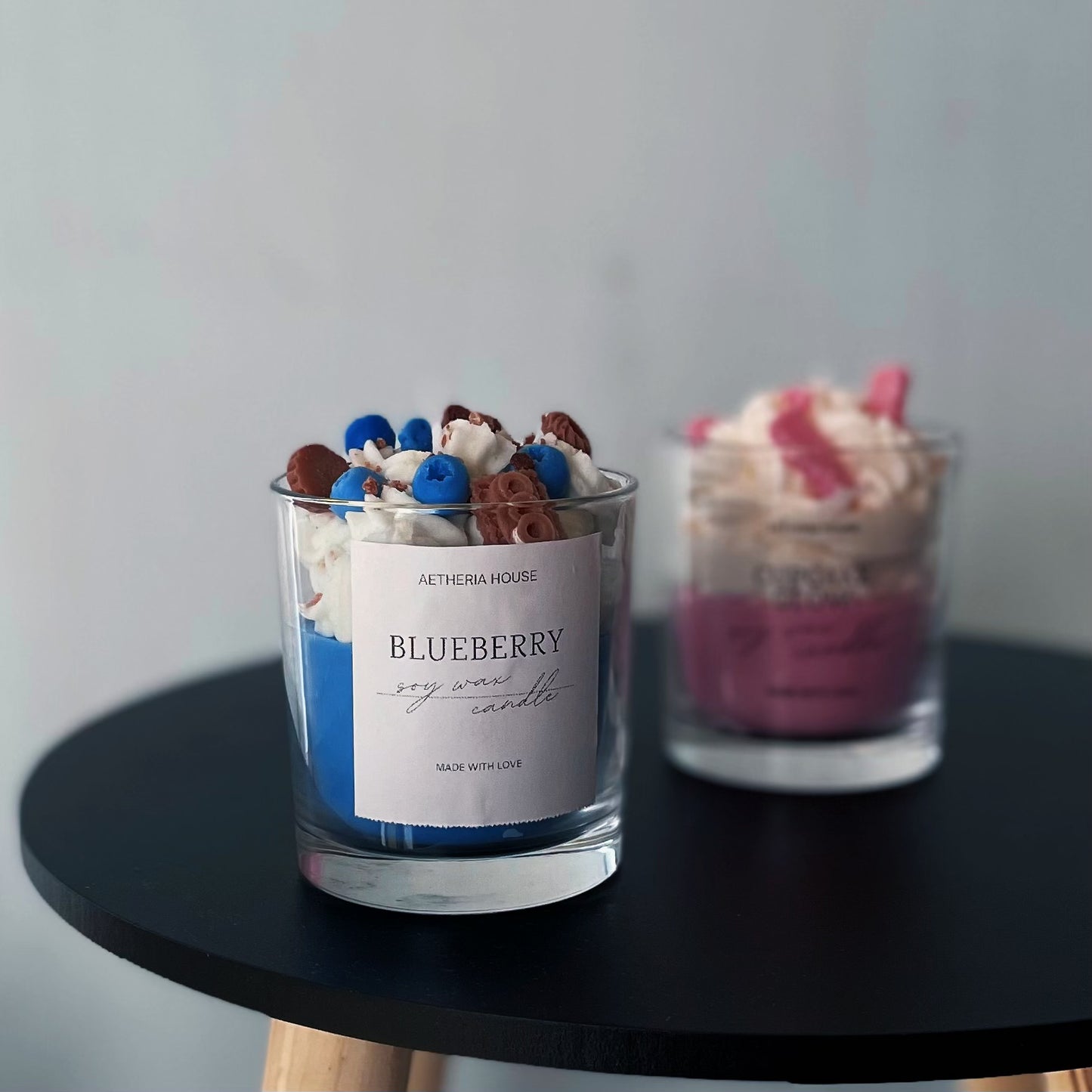 Cupcake Glow - Blueberry gyertya csomag