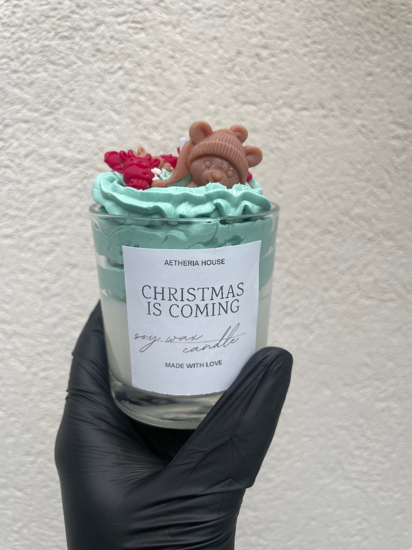 Karácsonyi szójagyertya- Christmas is Coming