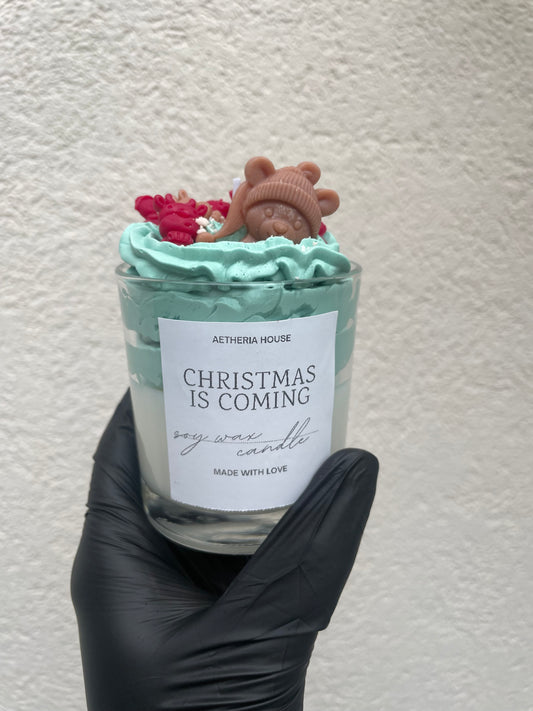 Karácsonyi szójagyertya- Christmas is Coming