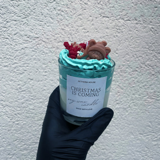 Karácsonyi szójagyertya- Christmas is Coming