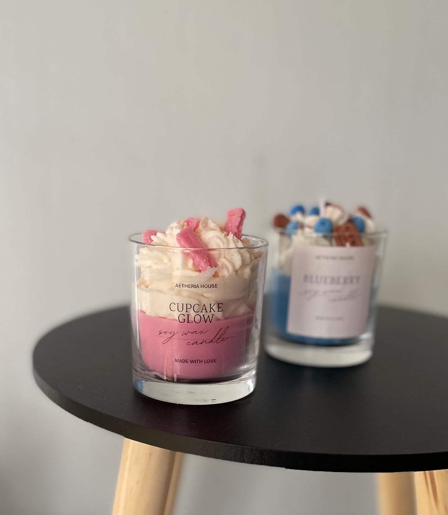 Cupcake Glow - Blueberry gyertya csomag