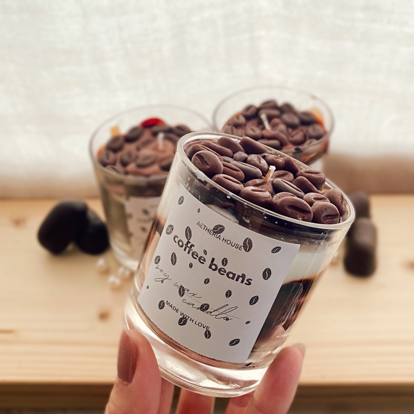 Coffee Beans - desszert szójagyertya