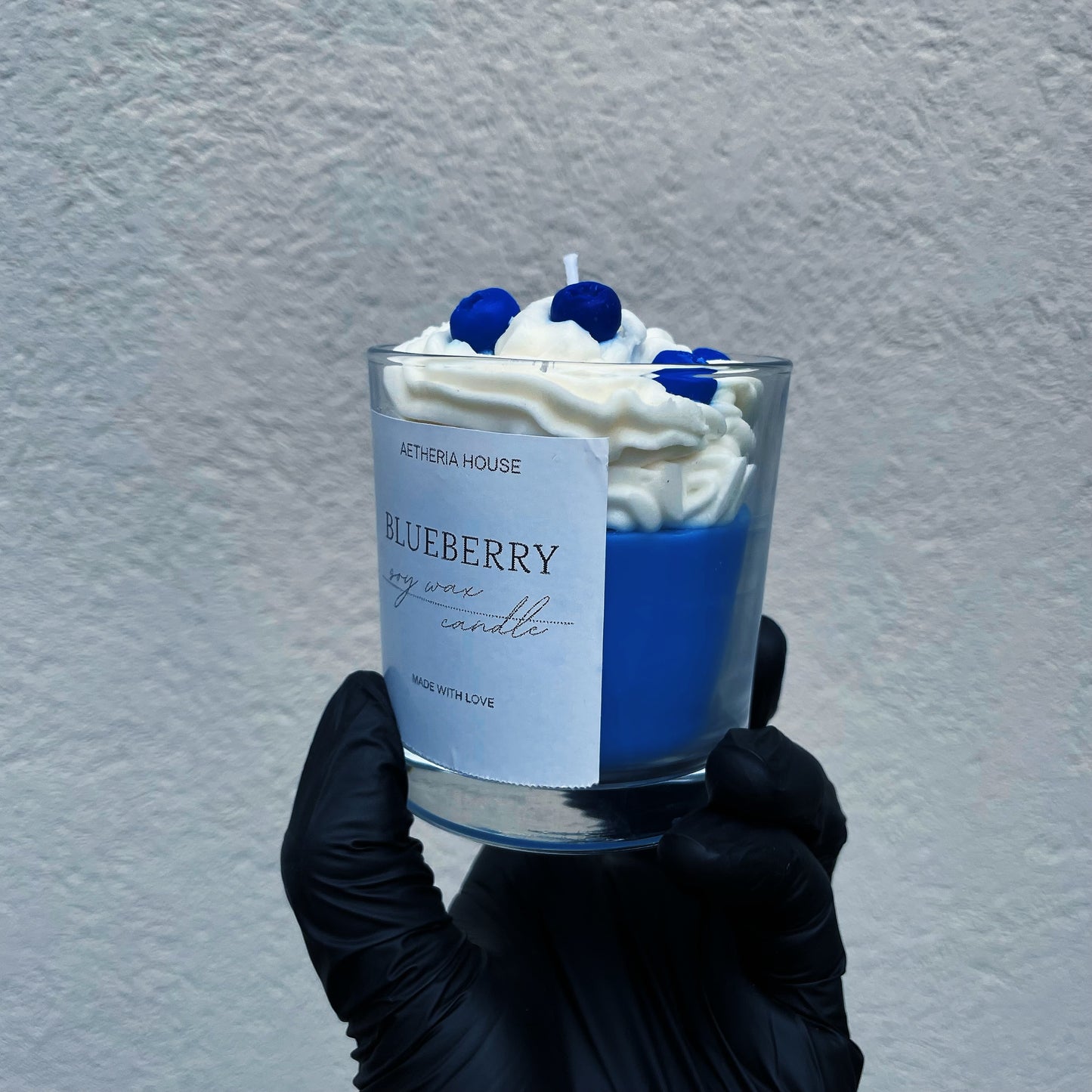 Blueberry desszert szójagyertya
