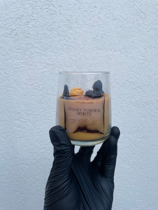 Halloween szójagyertya