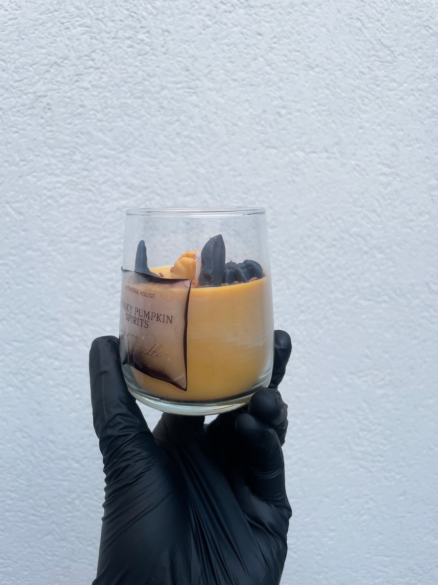 Halloween szójagyertya